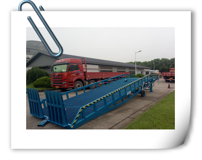 液压登车桥工作原理高度调节功能桥接了卡车和仓库的货运平台